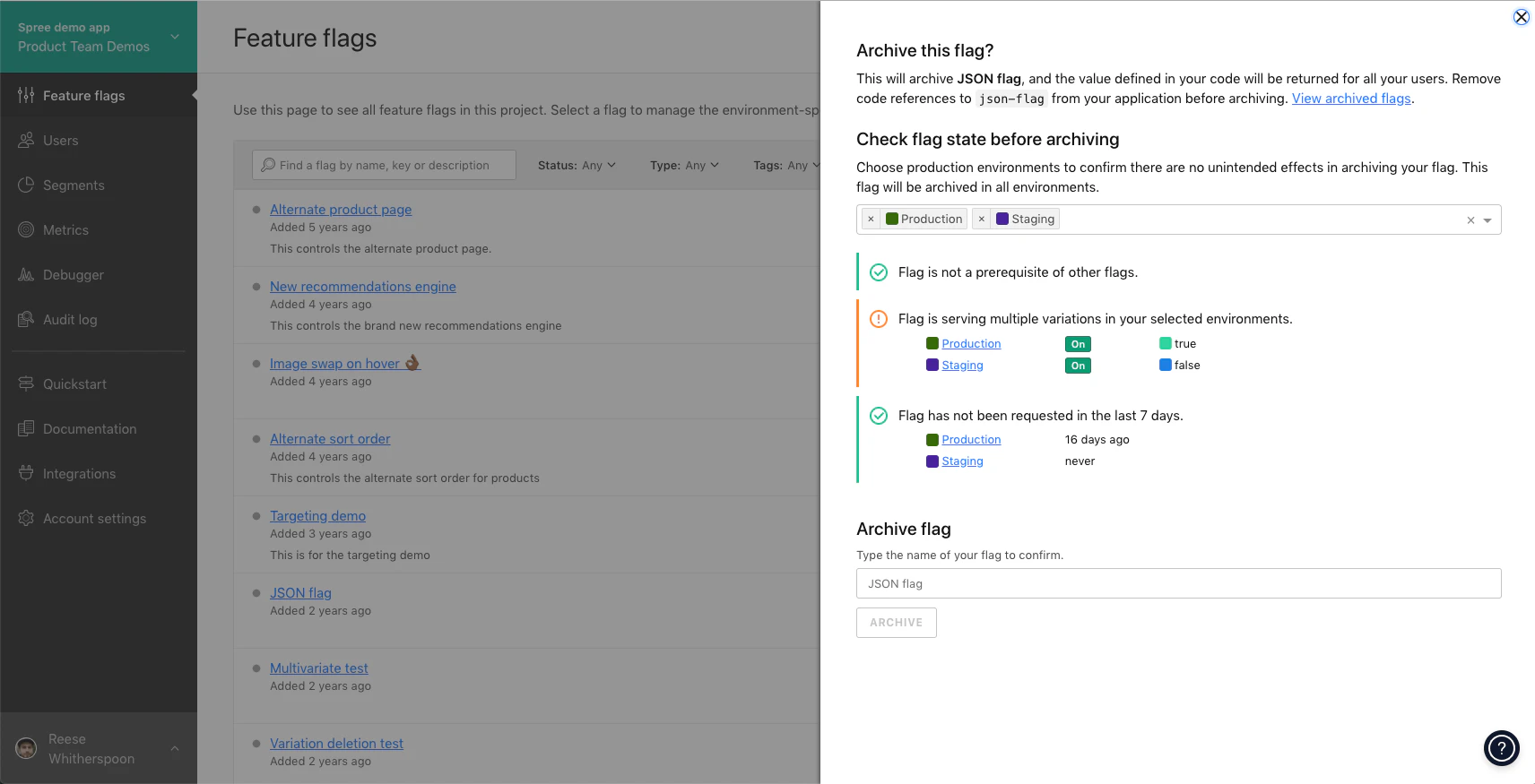 Launched: Flag Archive Workflow