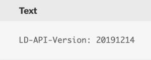 Launch-Darkly-API-version-screenshot