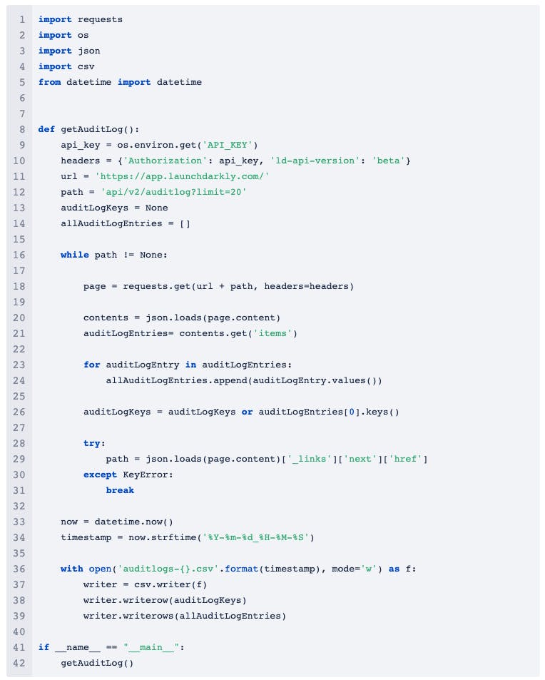 code-snippet-exporting-audit-logs