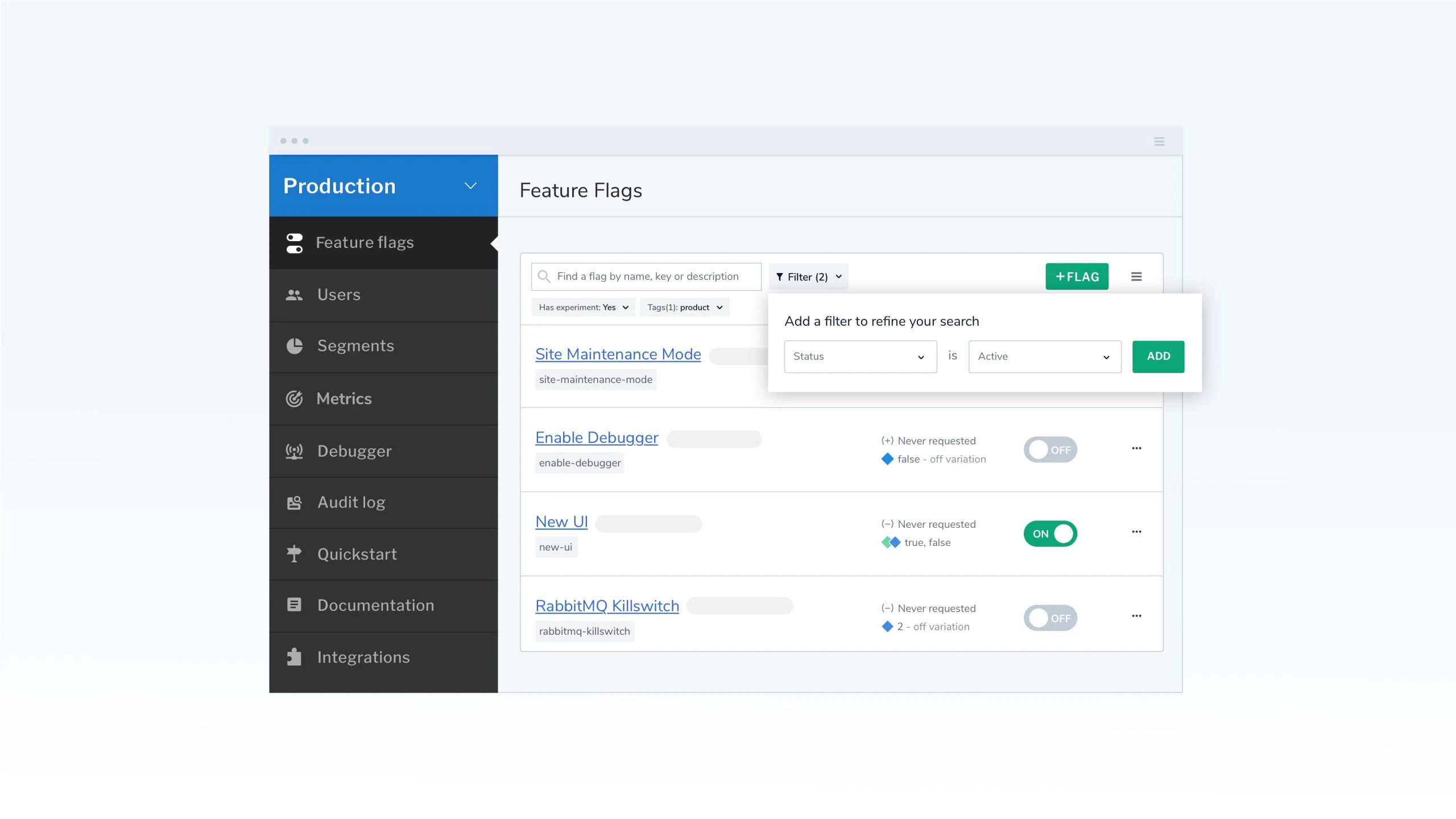 Launched: New Feature Flag Filters to Save You Time and Effort