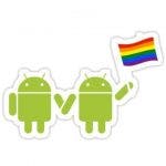 Droid Pride sticker