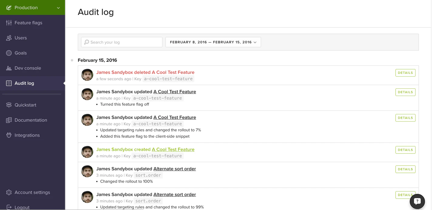 Launched: Audit Log