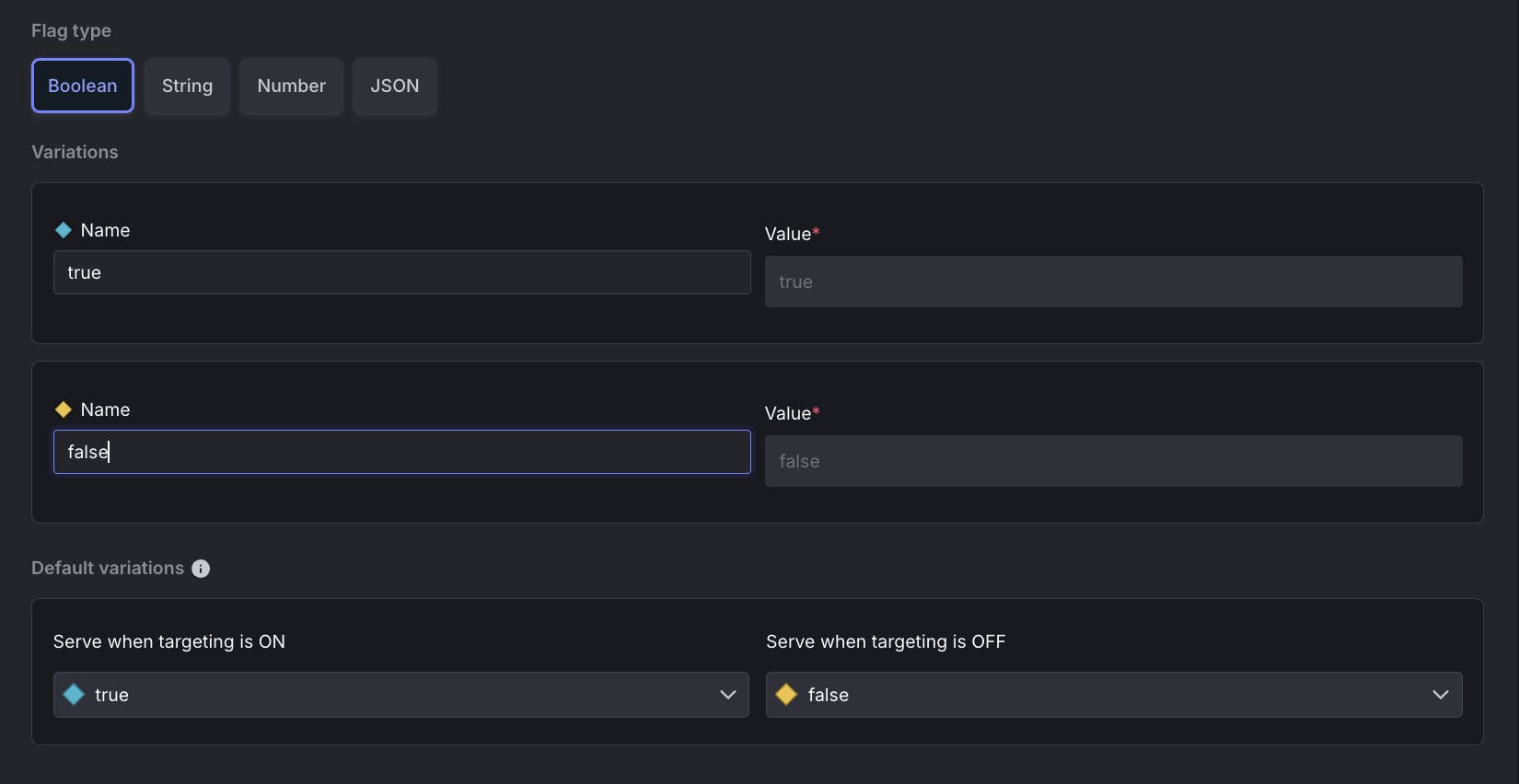 Screenshot showing part 2 of Bluesky custom feed flag configuration.