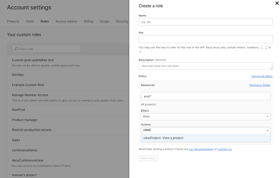 Launched: View Restrictions