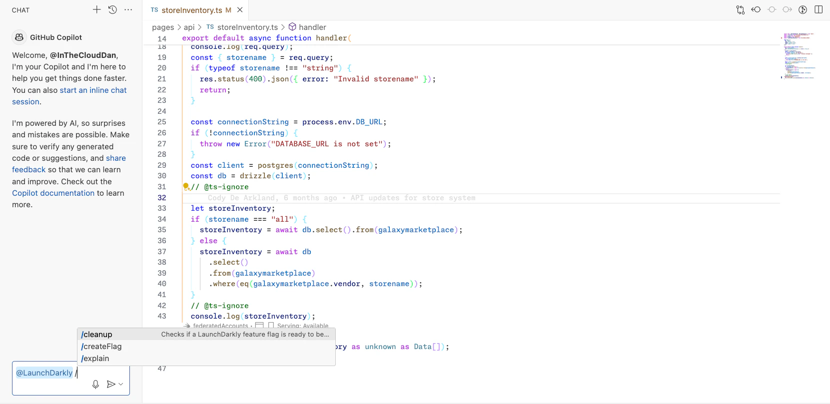 The LaunchDarkly Extension for GitHub Copilot on Visual Studio Marketplace