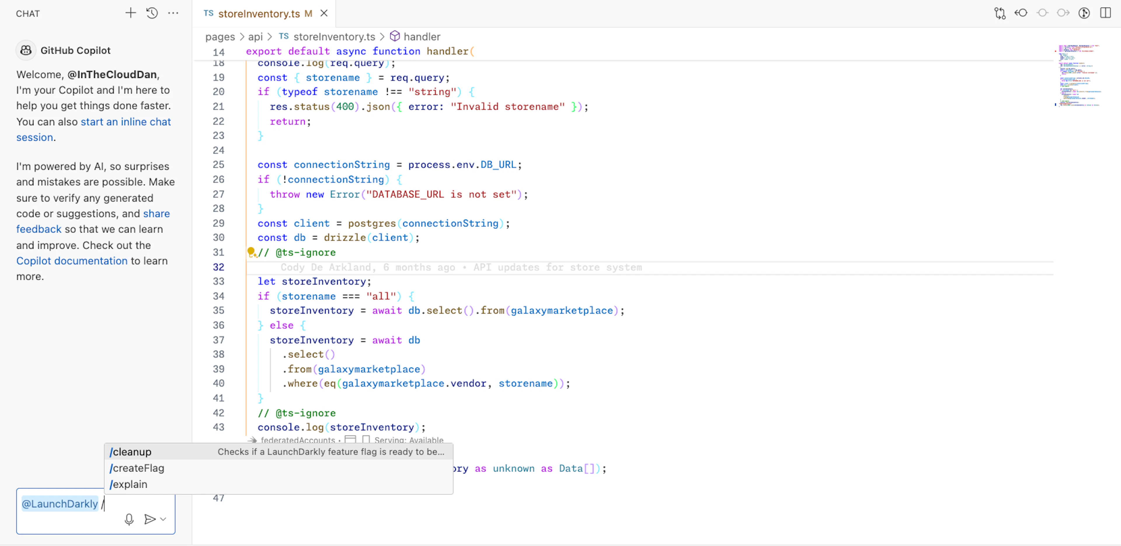 The LaunchDarkly Extension for GitHub Copilot on Visual Studio Marketplace