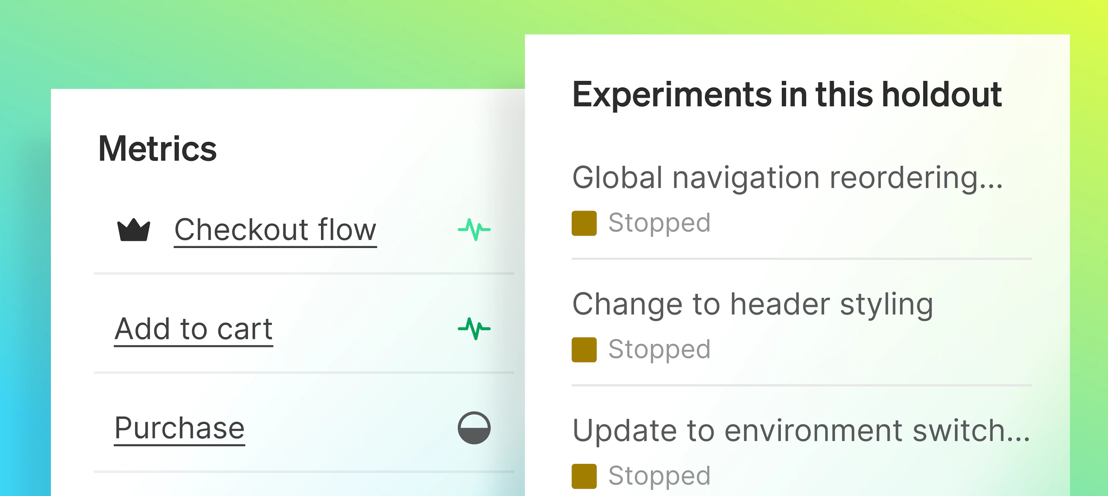 Experiment holdout - LaunchDarkly experimentation