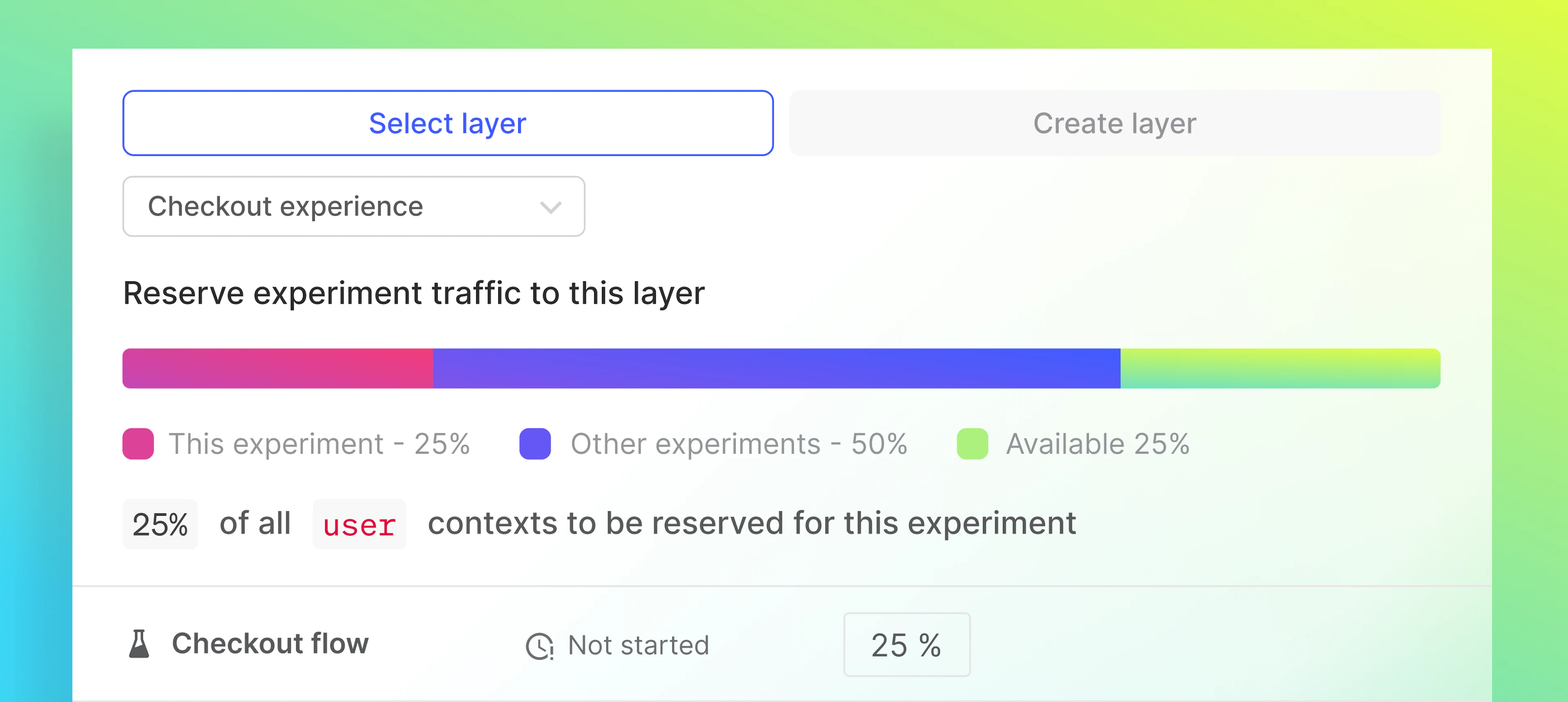 Mutually exclusive experiments - LaunchDarkly experimentation
