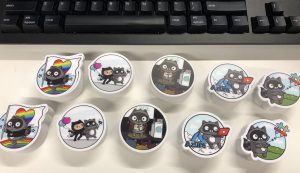 Octocat Pride stickers