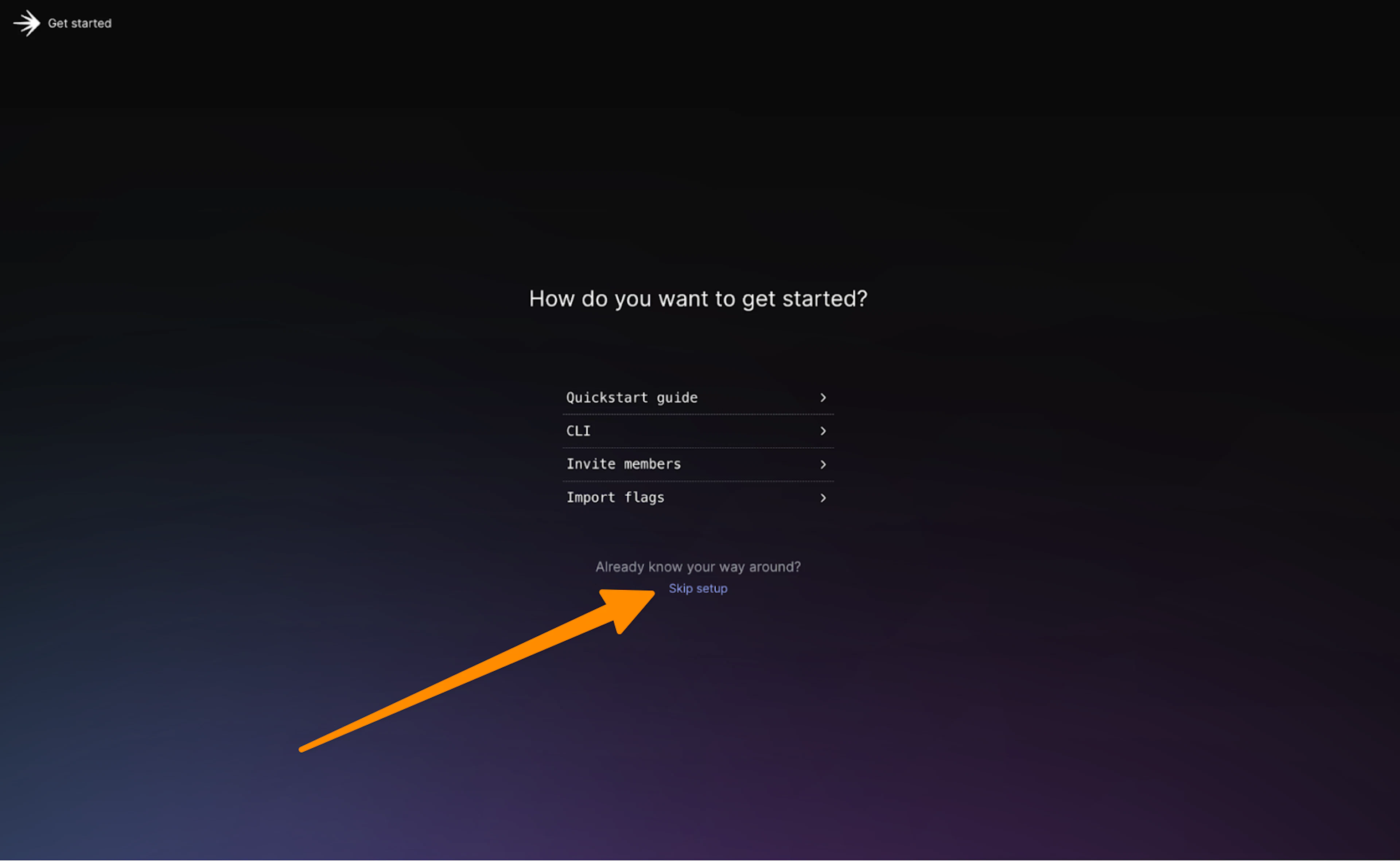 where to get started with LaunchDarkly