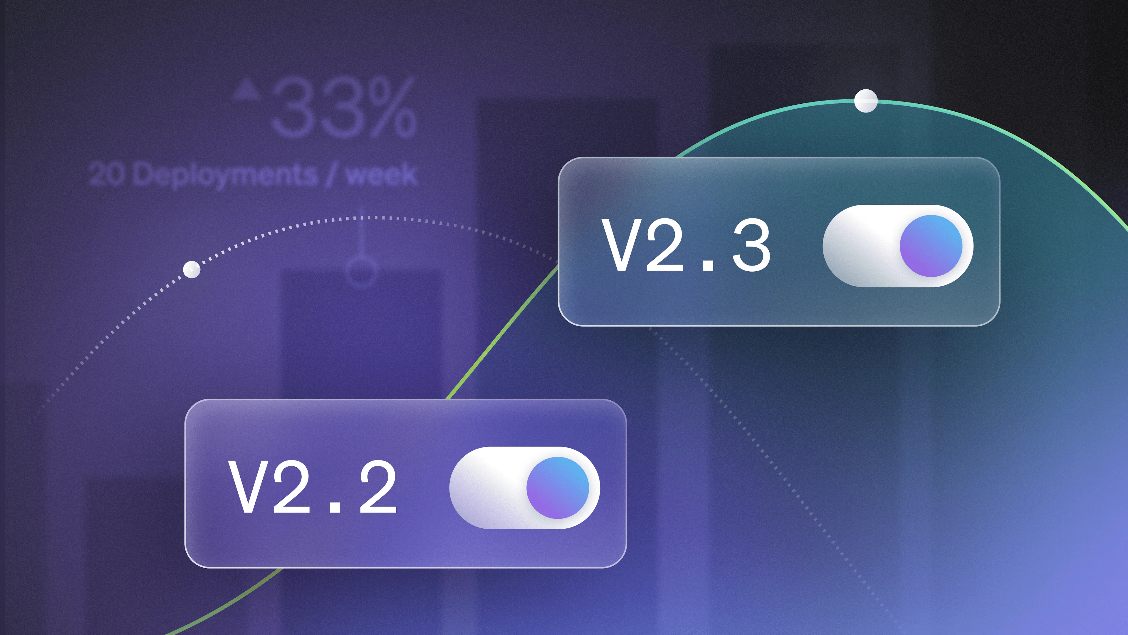 An illustration representing deployment frequency.