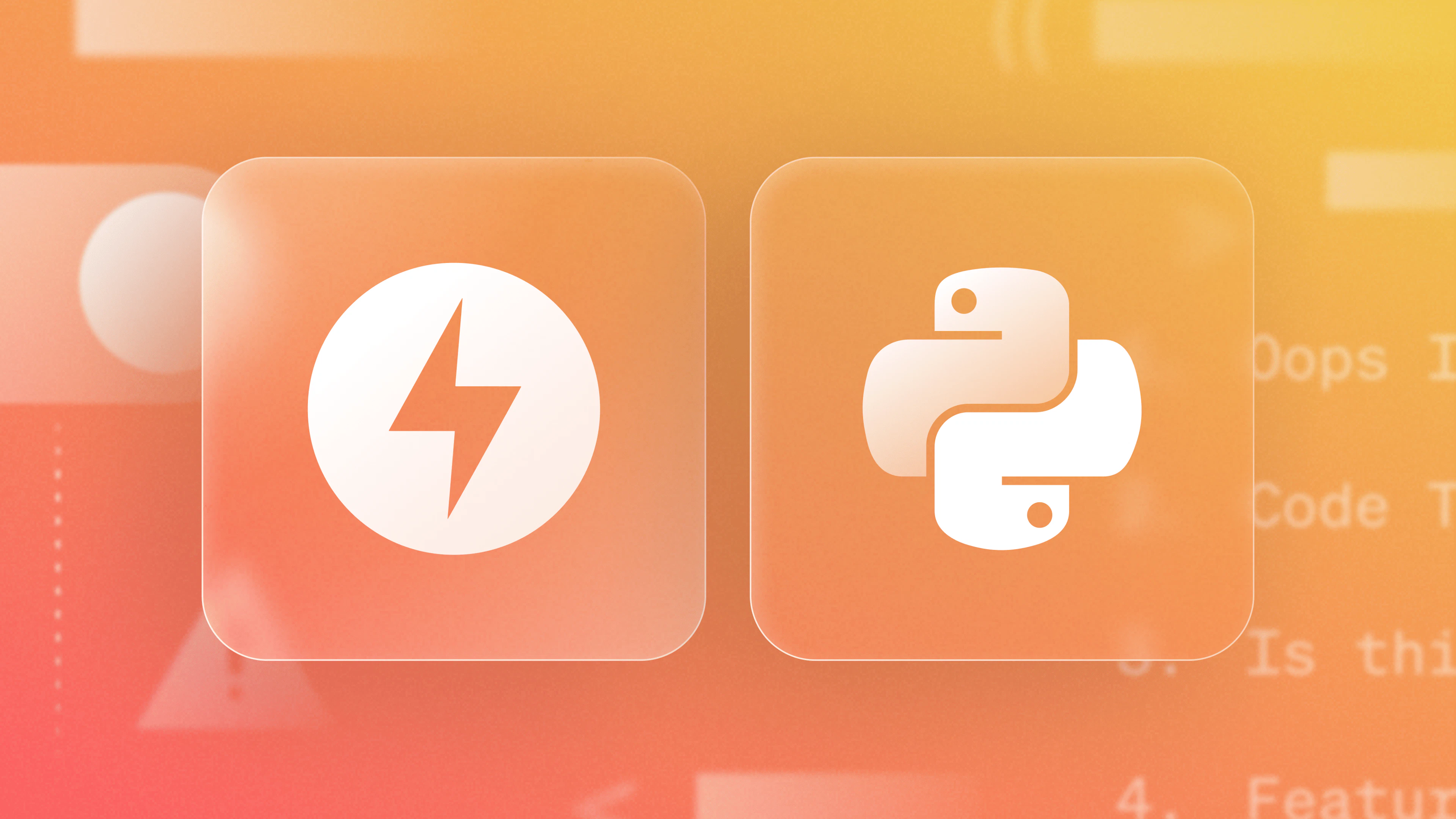 A graphic containing a white icon meant to represent kill switches and a white Python icon on an orange gradient background.