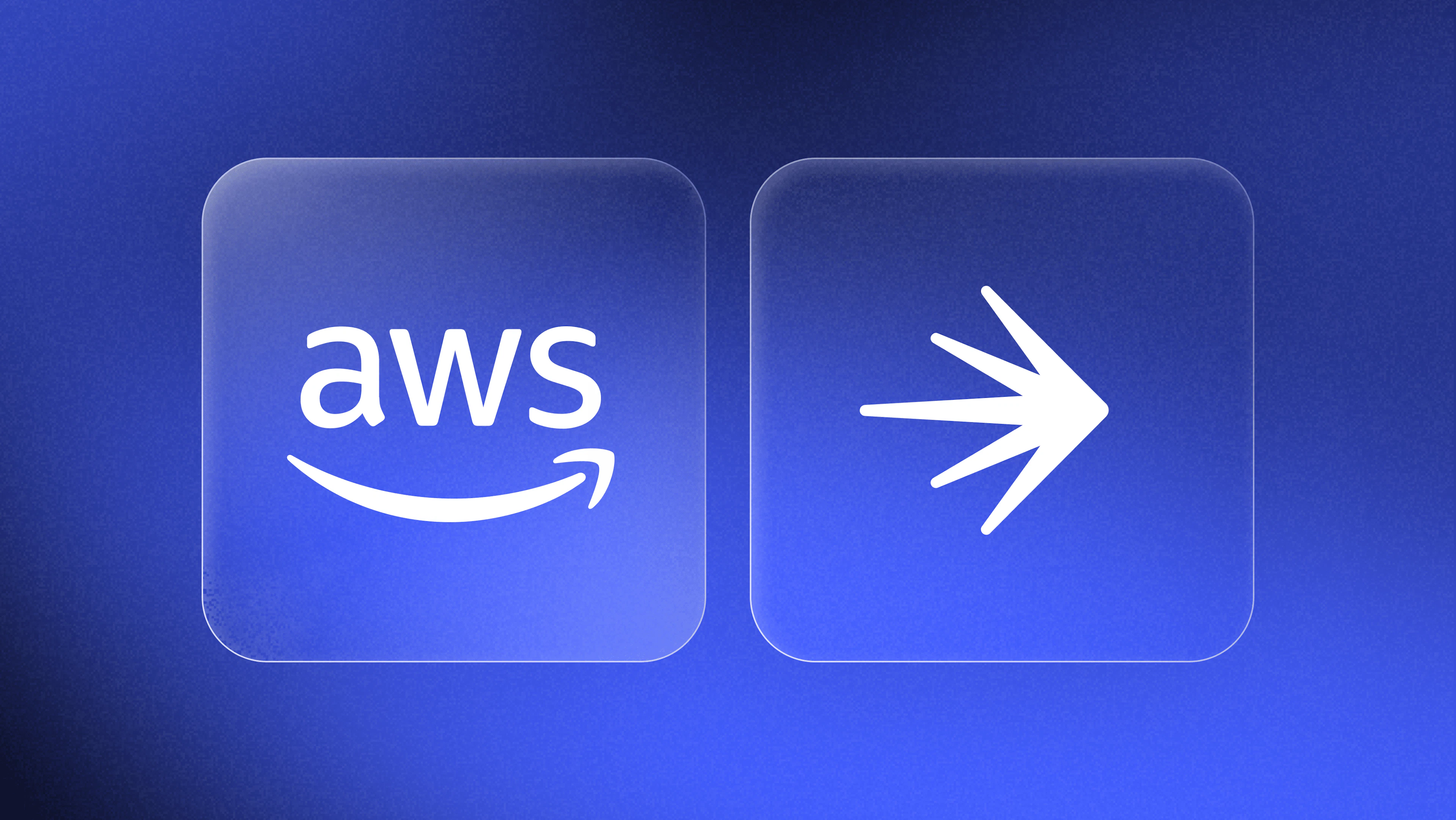 AWS and LaunchDarkly logos