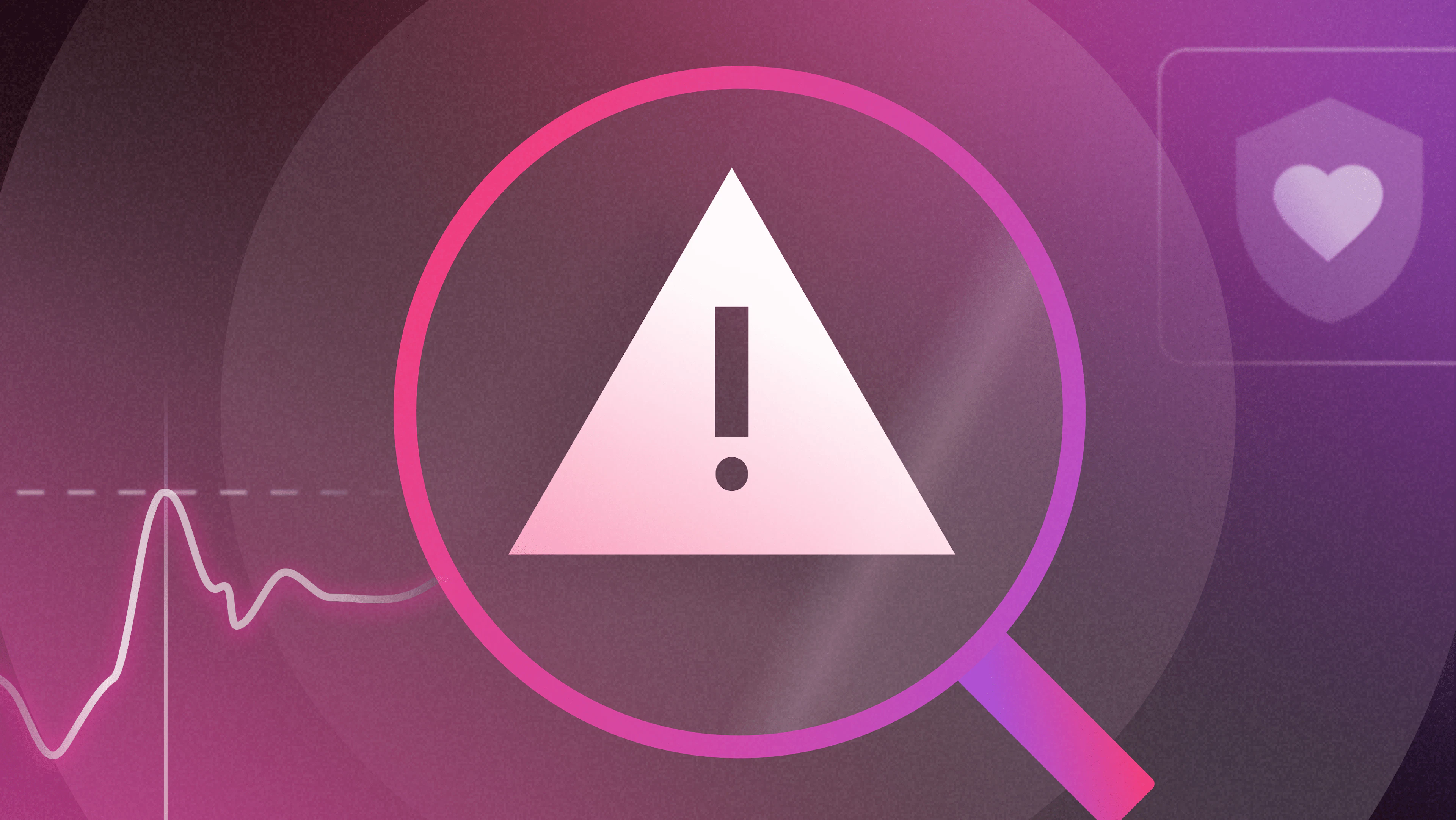 error and magnifying glass