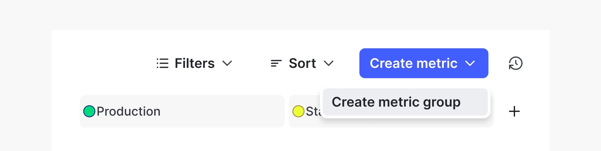 Create metric flow