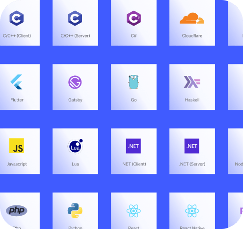 35+ SDKs, CI/CD automation, visual editor, deep integrations