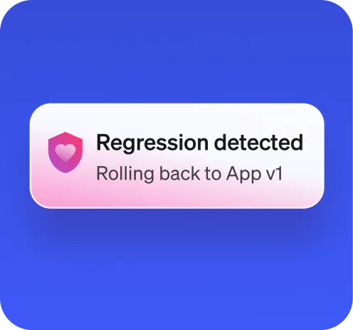 Auto-pause or roll back when metrics degrade