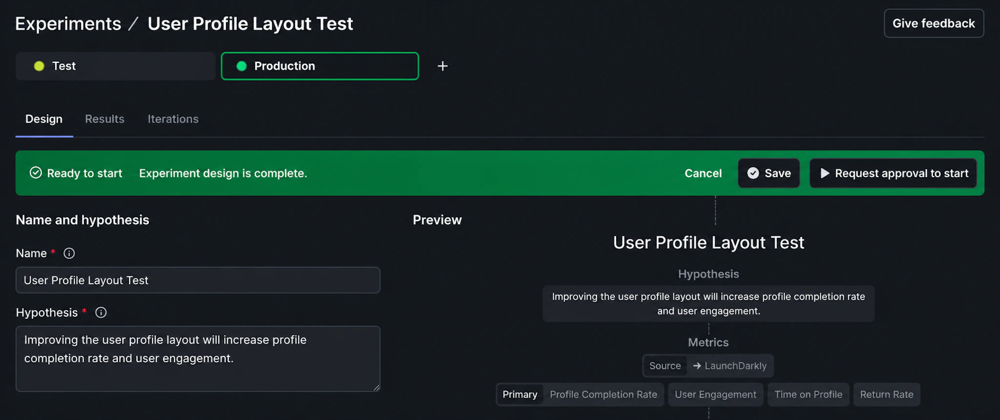 Introducing Experiment Approvals | LaunchDarkly