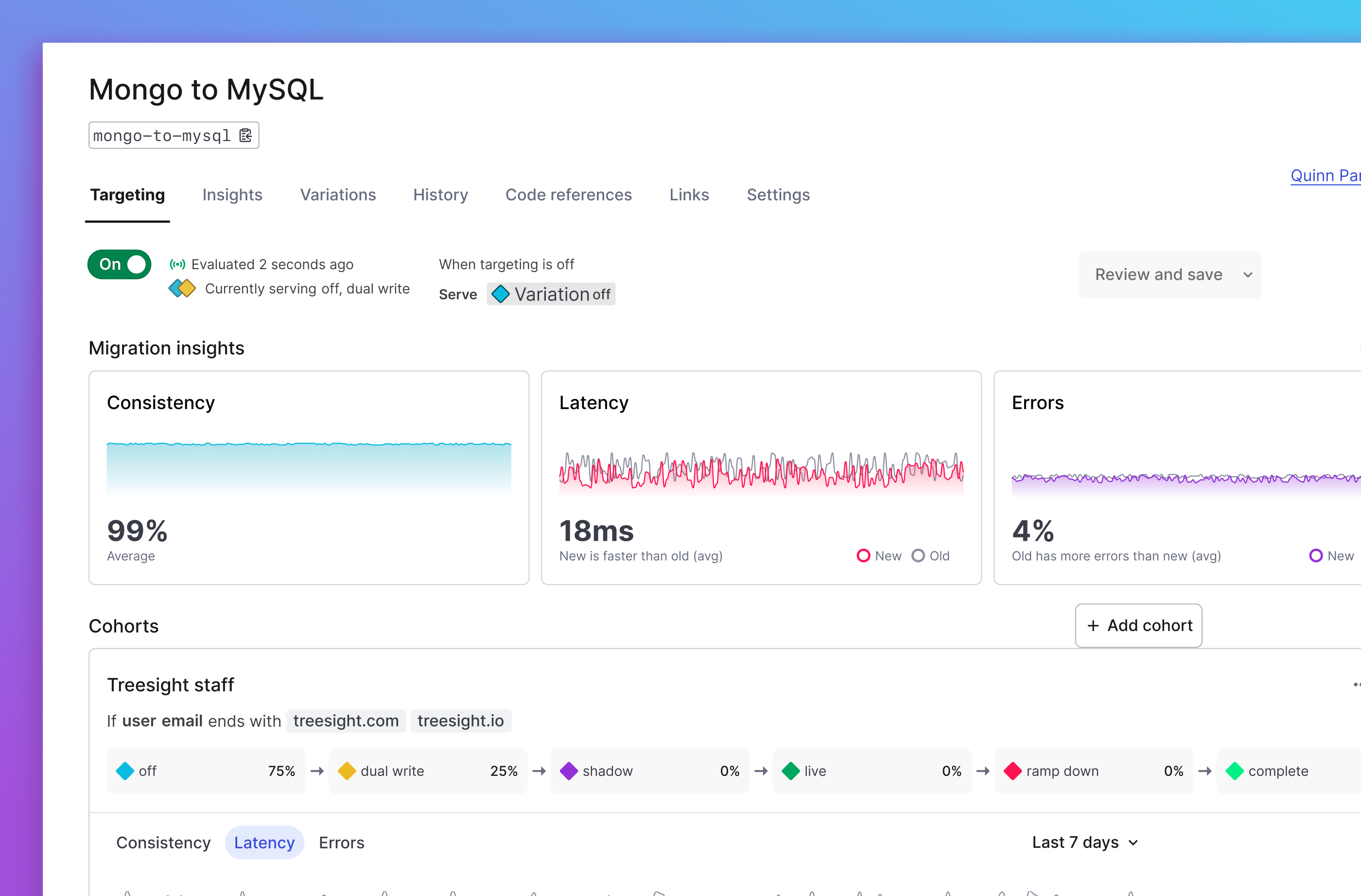 Migration Assistant product UI