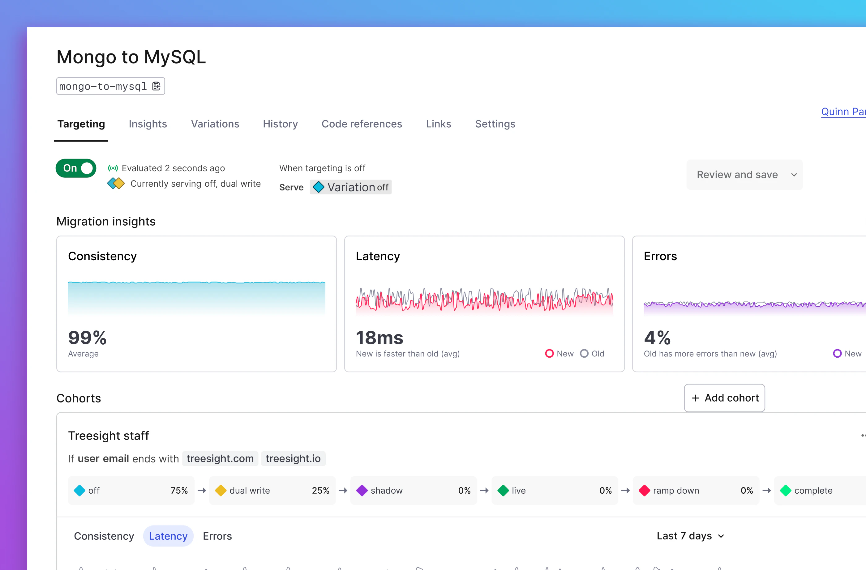 Migration Assistant product UI