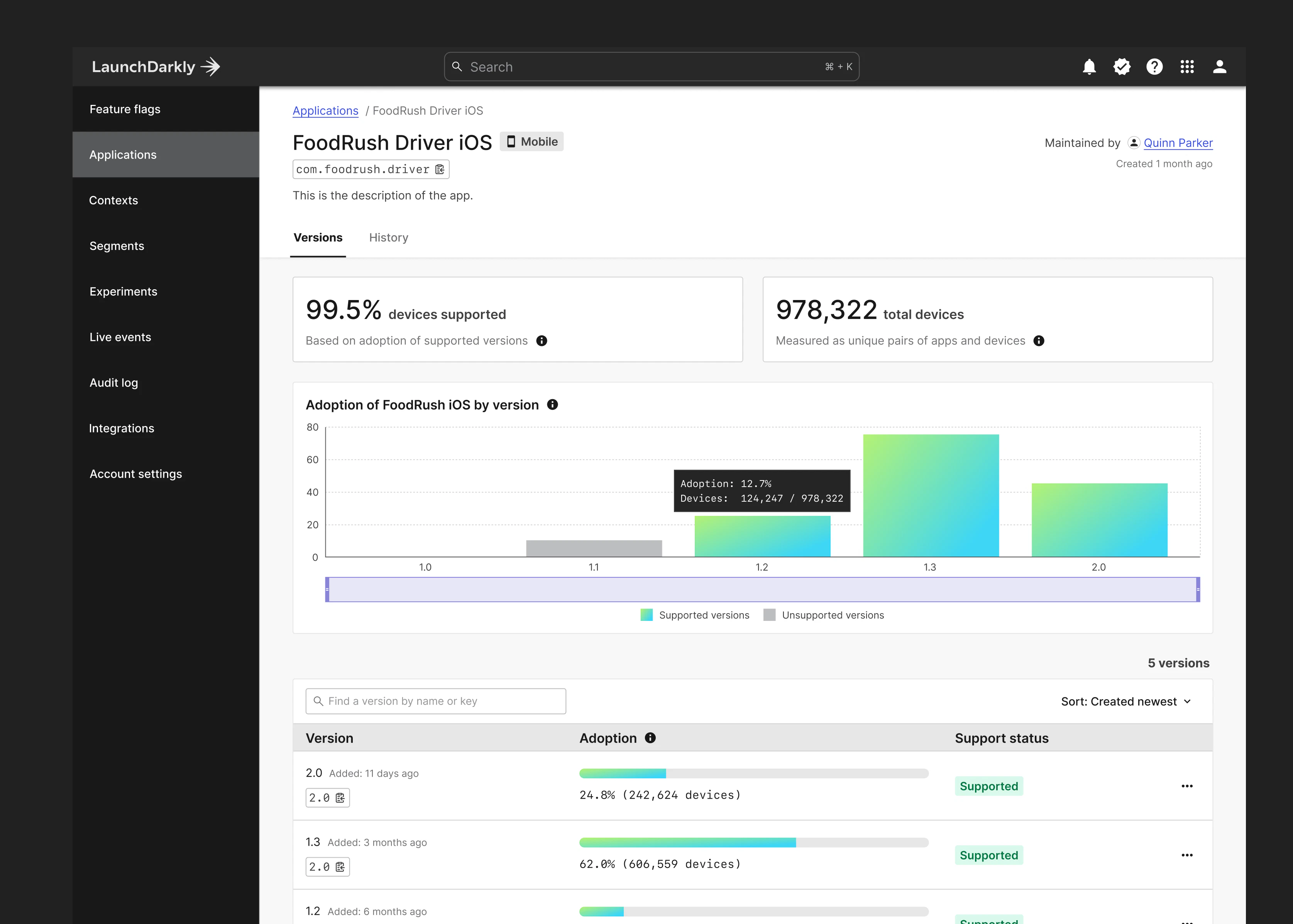Mobile Lifecycle Assistant product UI 2