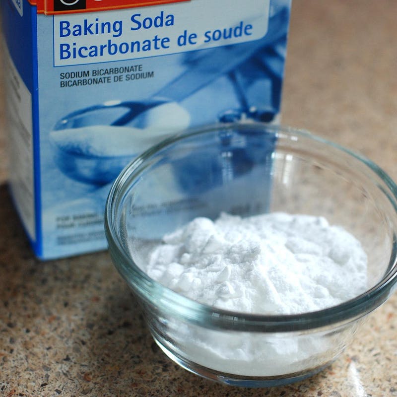 Baking soda in a bowl