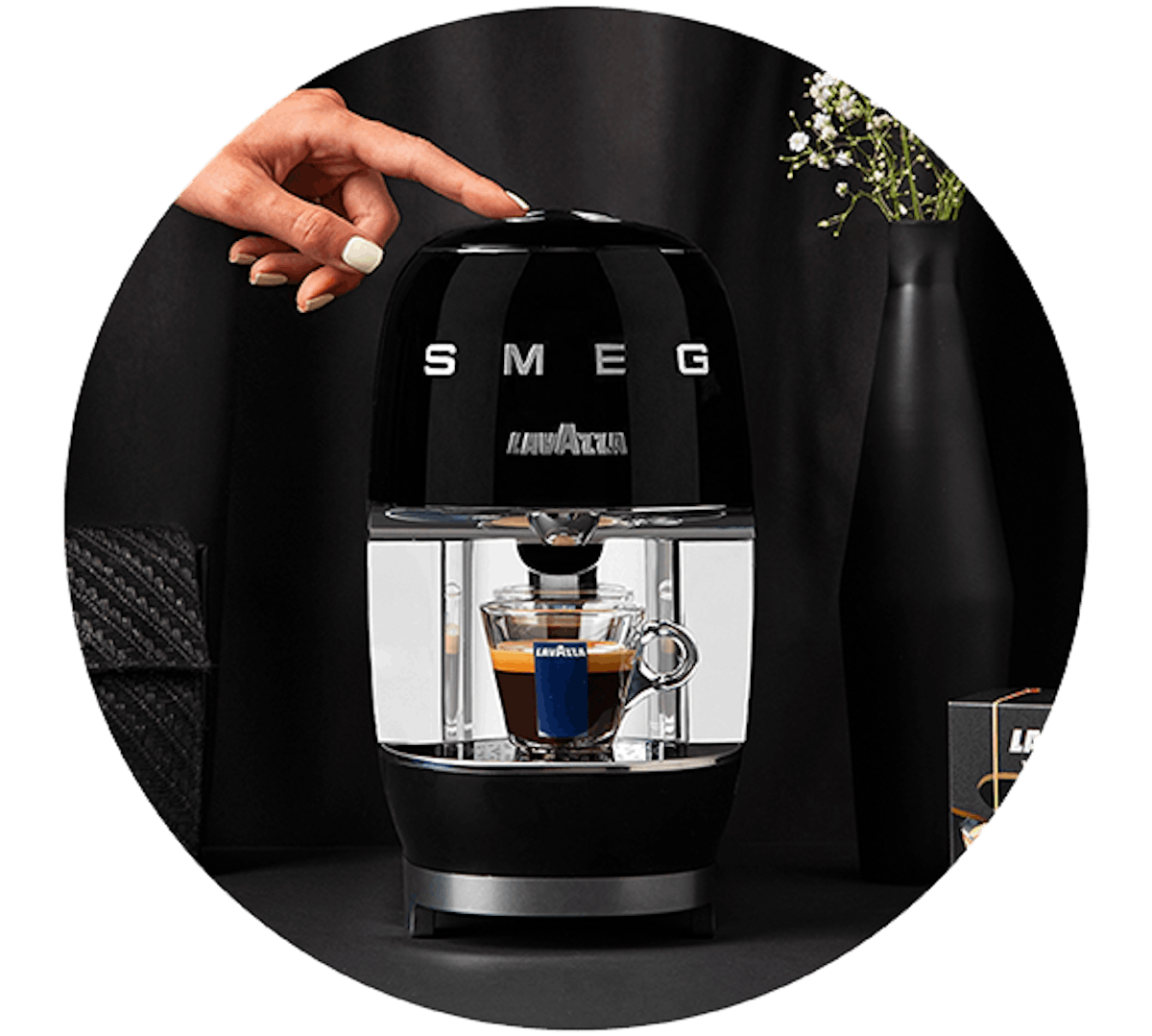 Lavazza A Modo Mio Smeg machine Lavazza X Smeg