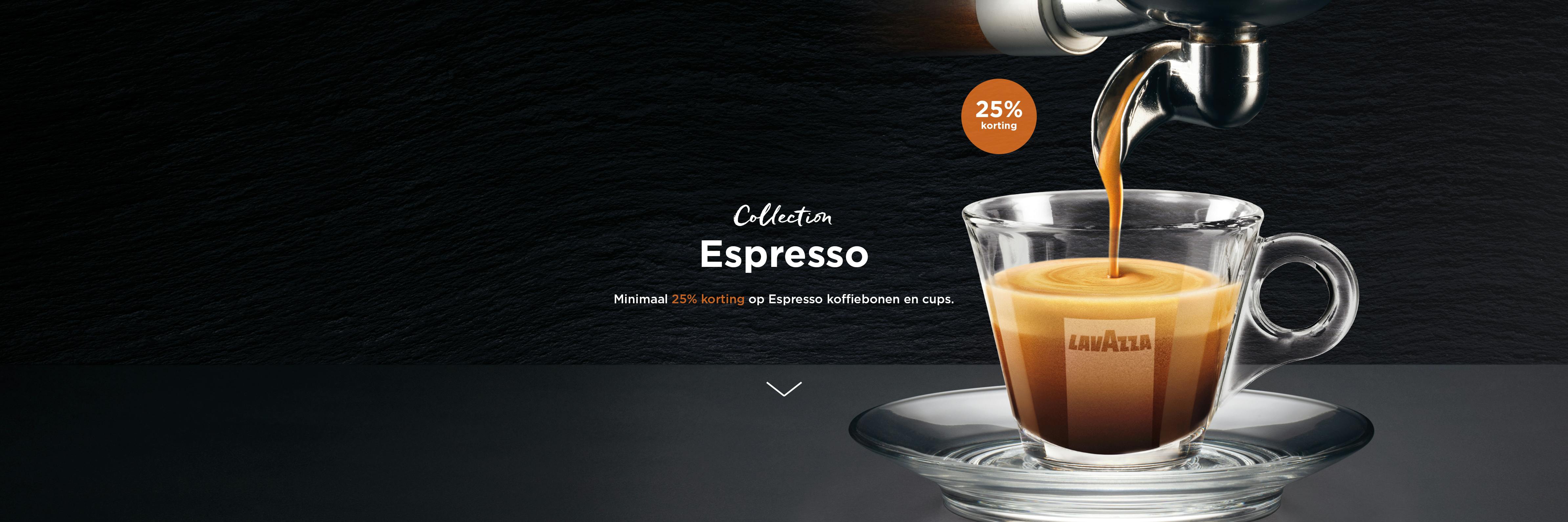 Banner Espresso Collection korting