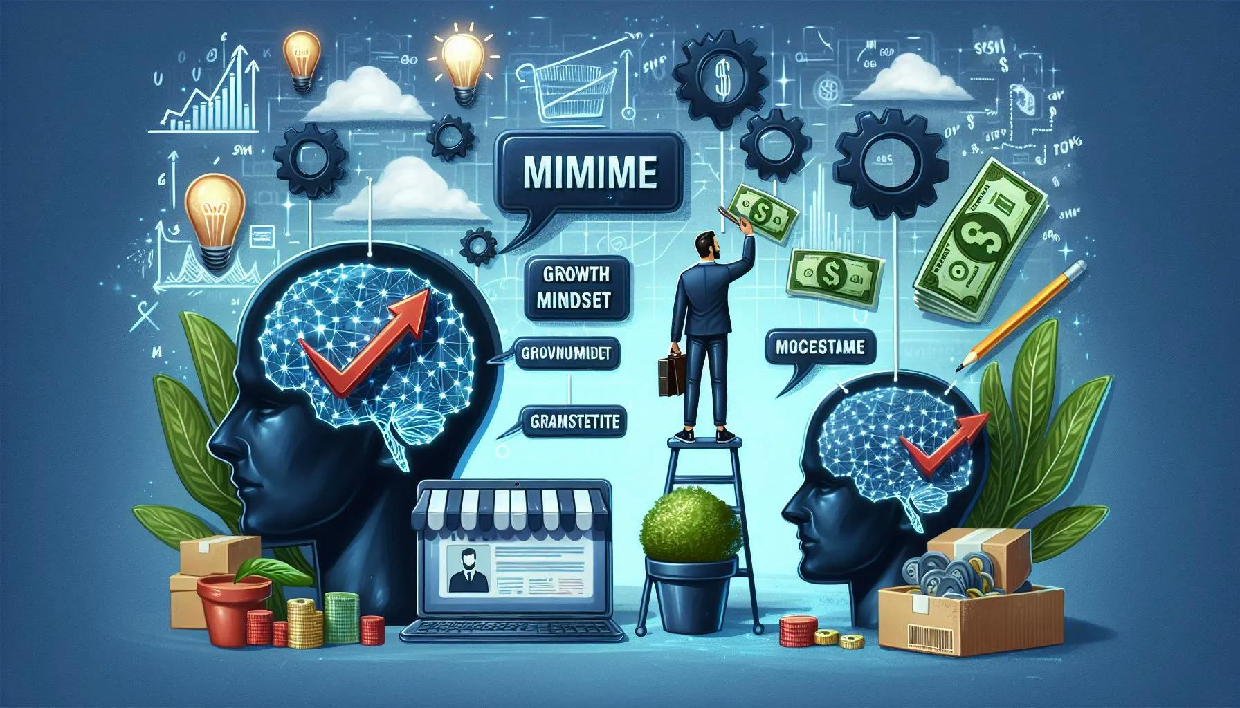 money and growth mindset for ecommerce buisness success