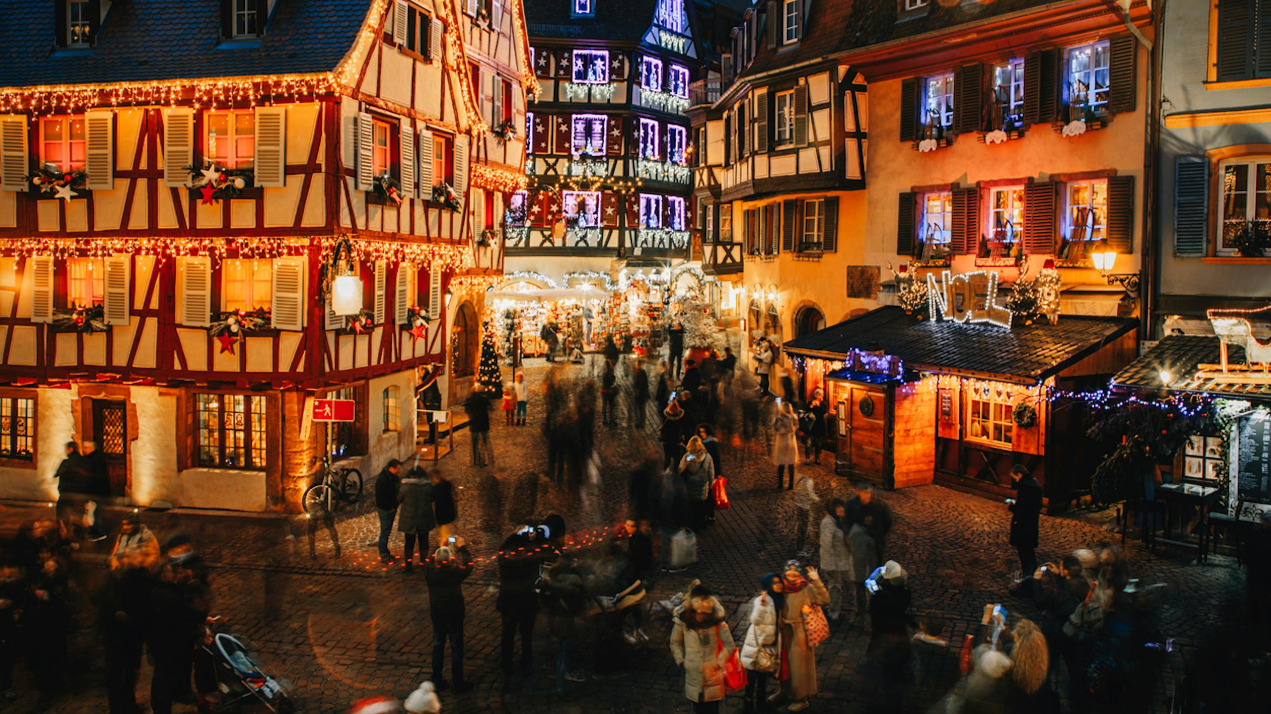 Illuminations de Noel à Colmar, Alsace