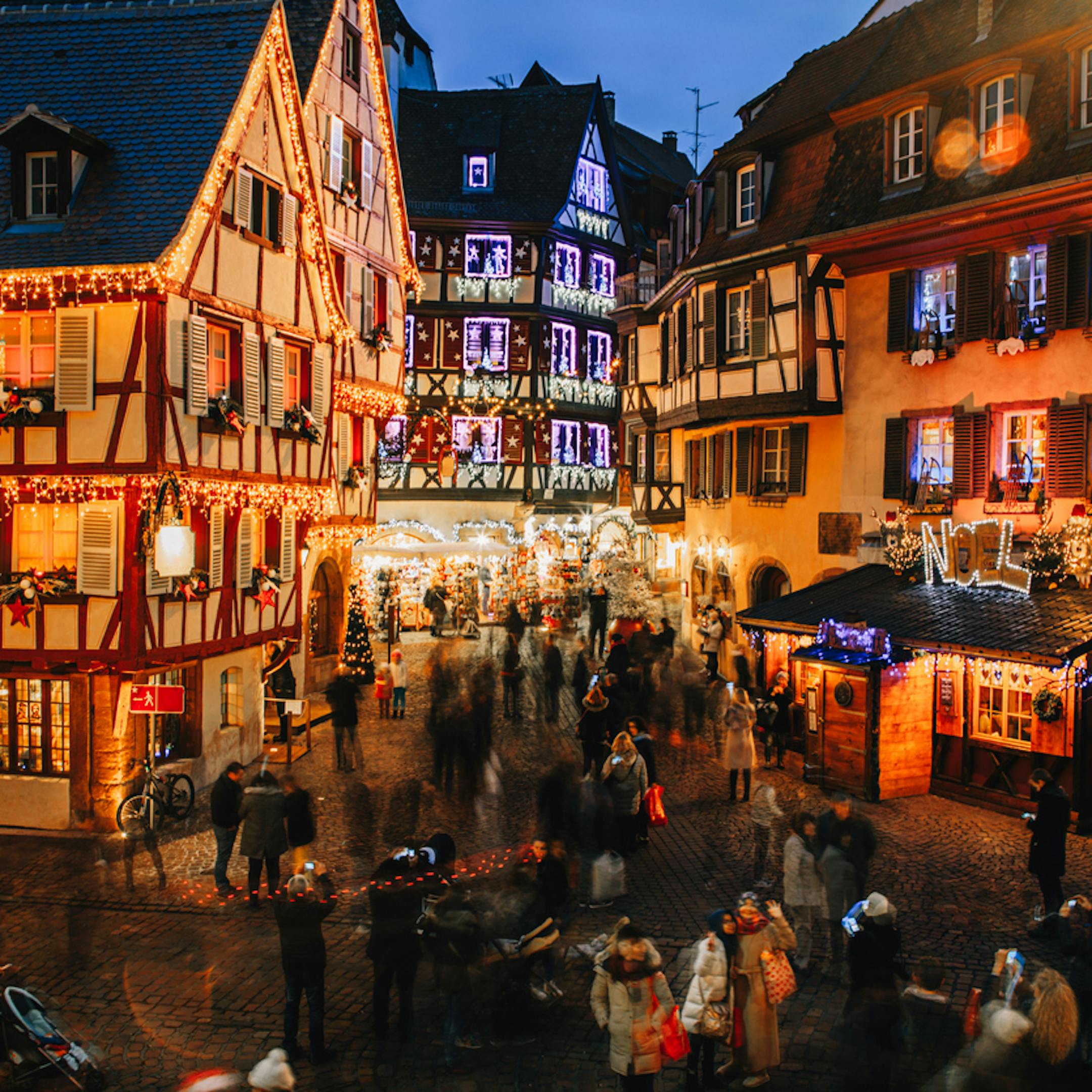 Illuminations de Noel à Colmar, Alsace