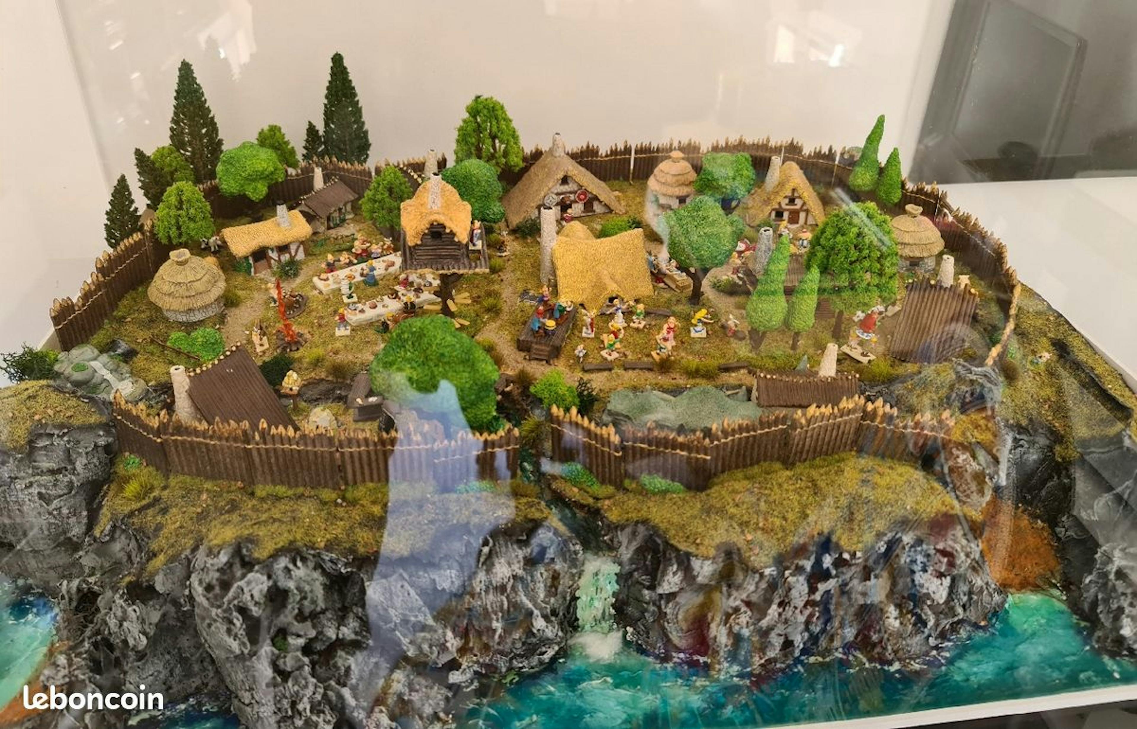 Reproduction du village d'Astérix en miniature