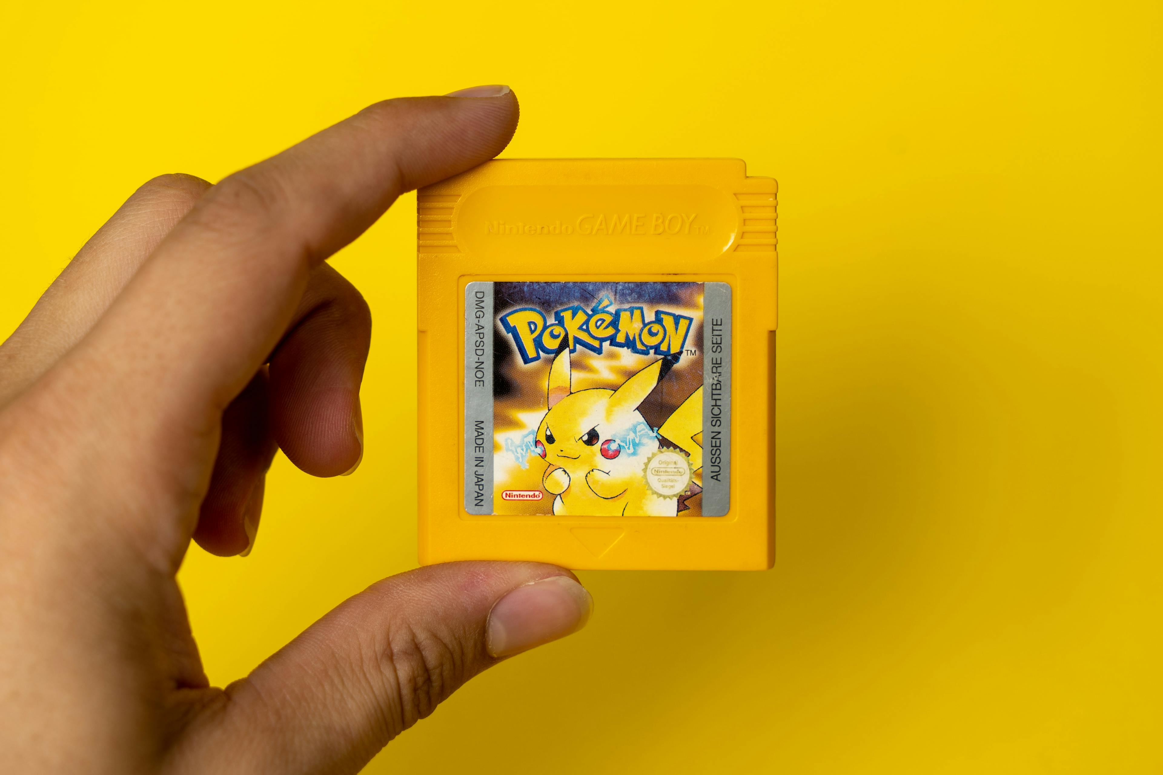 cartouche jeu pikachu
