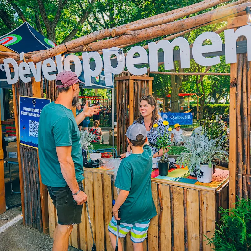 Kiosque de développement durable RECYC-QUÉBEC
