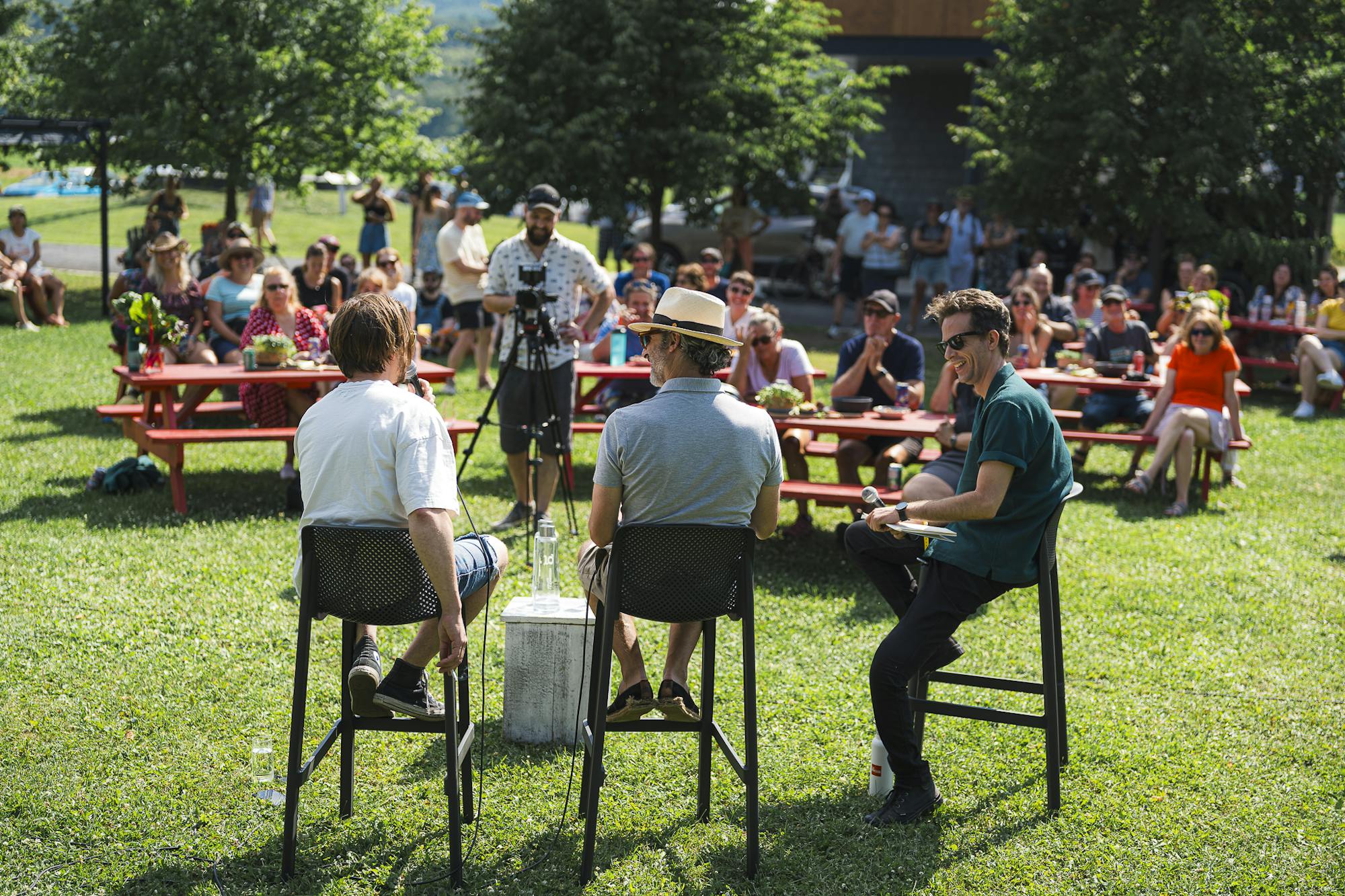 Photo de Ariane Moffatt en entrevue : C’était là ou jamais avec Dominic Tardif