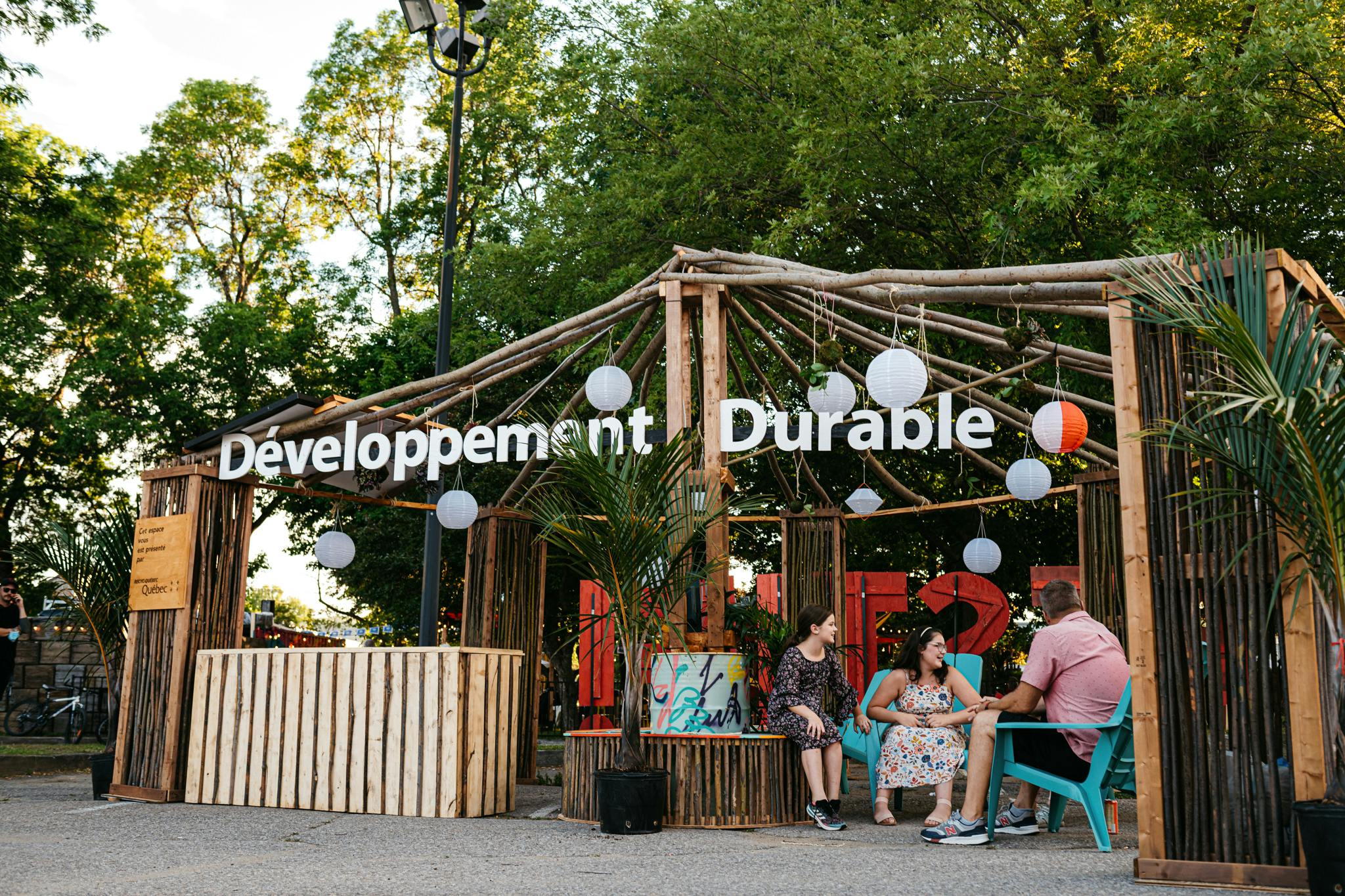 Kiosque de développement durable RECYC-QUÉBEC