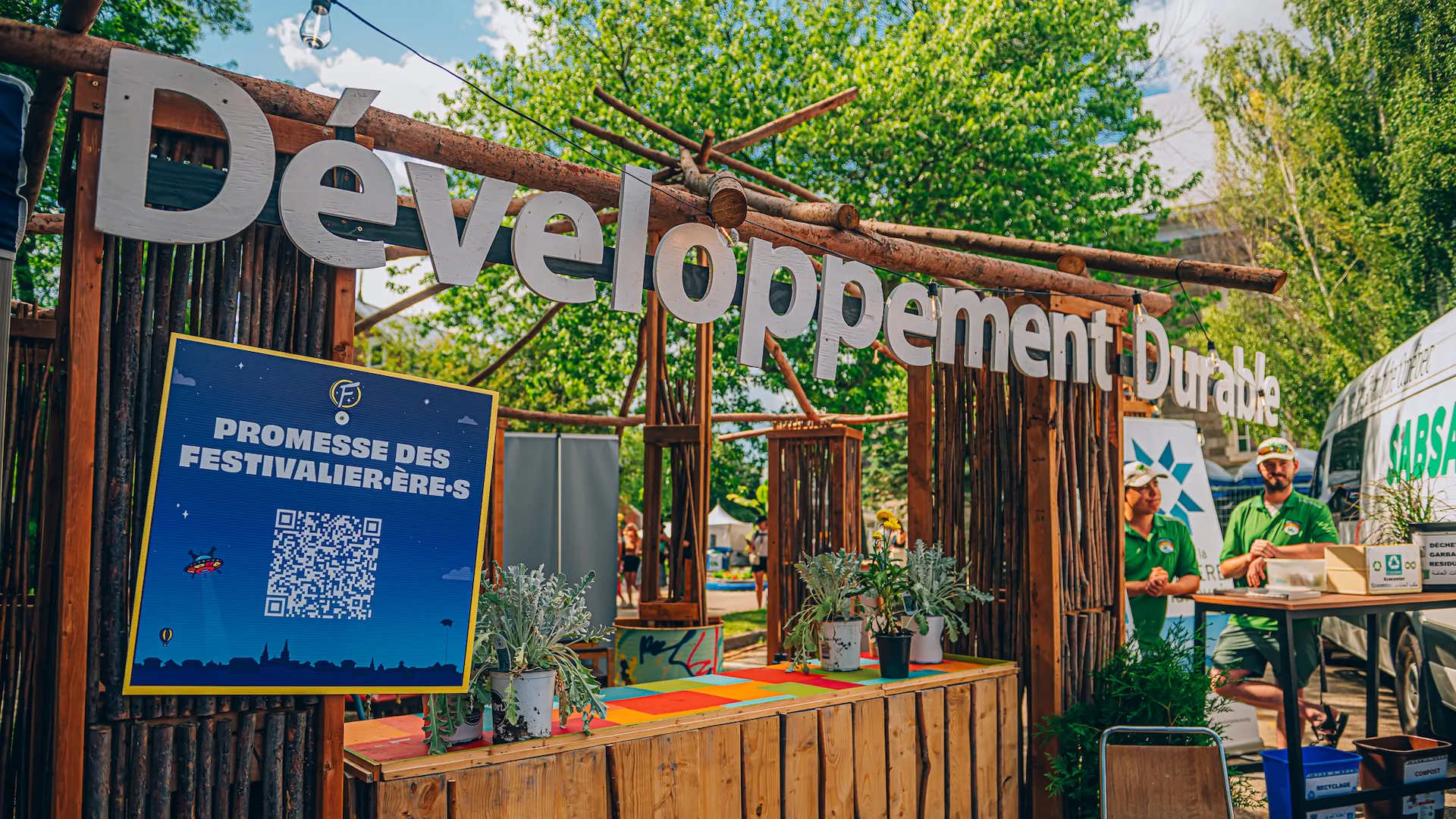 Kiosque de développement durable RECYC-QUÉBEC