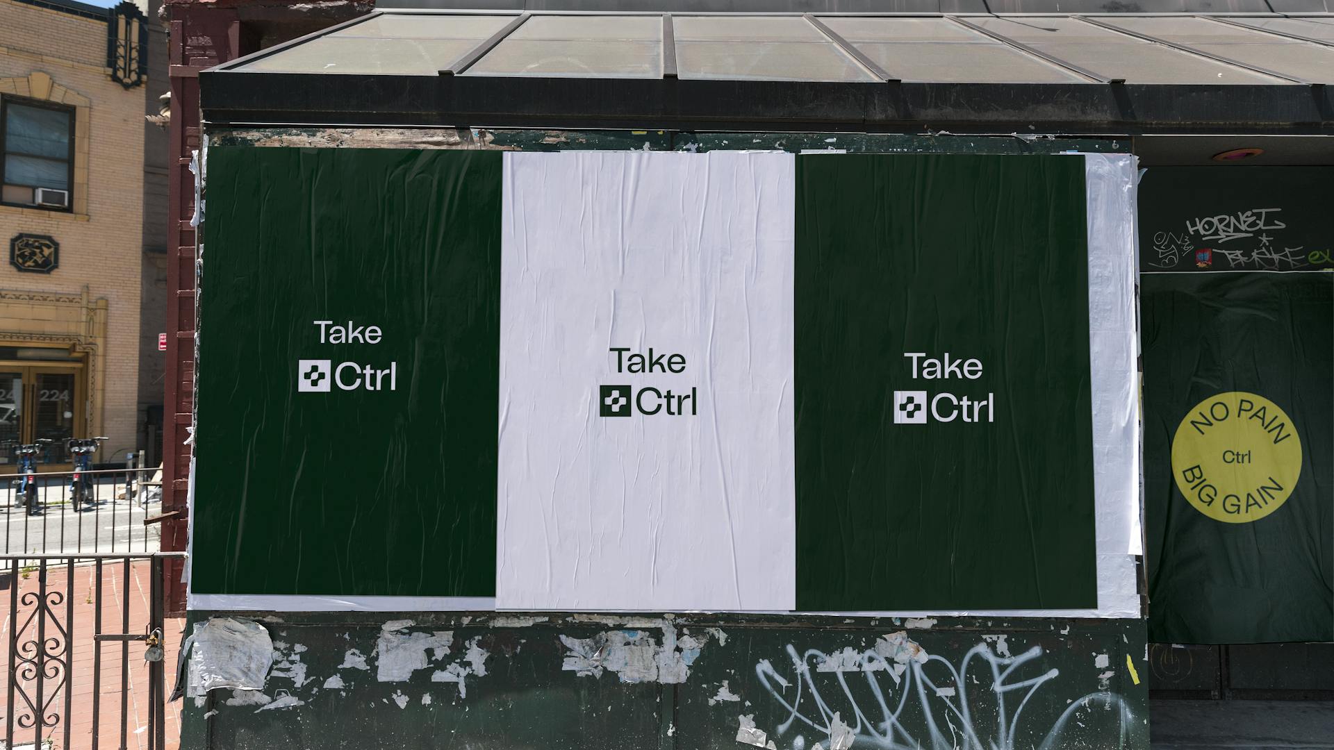 Ctrl ad print street campaing