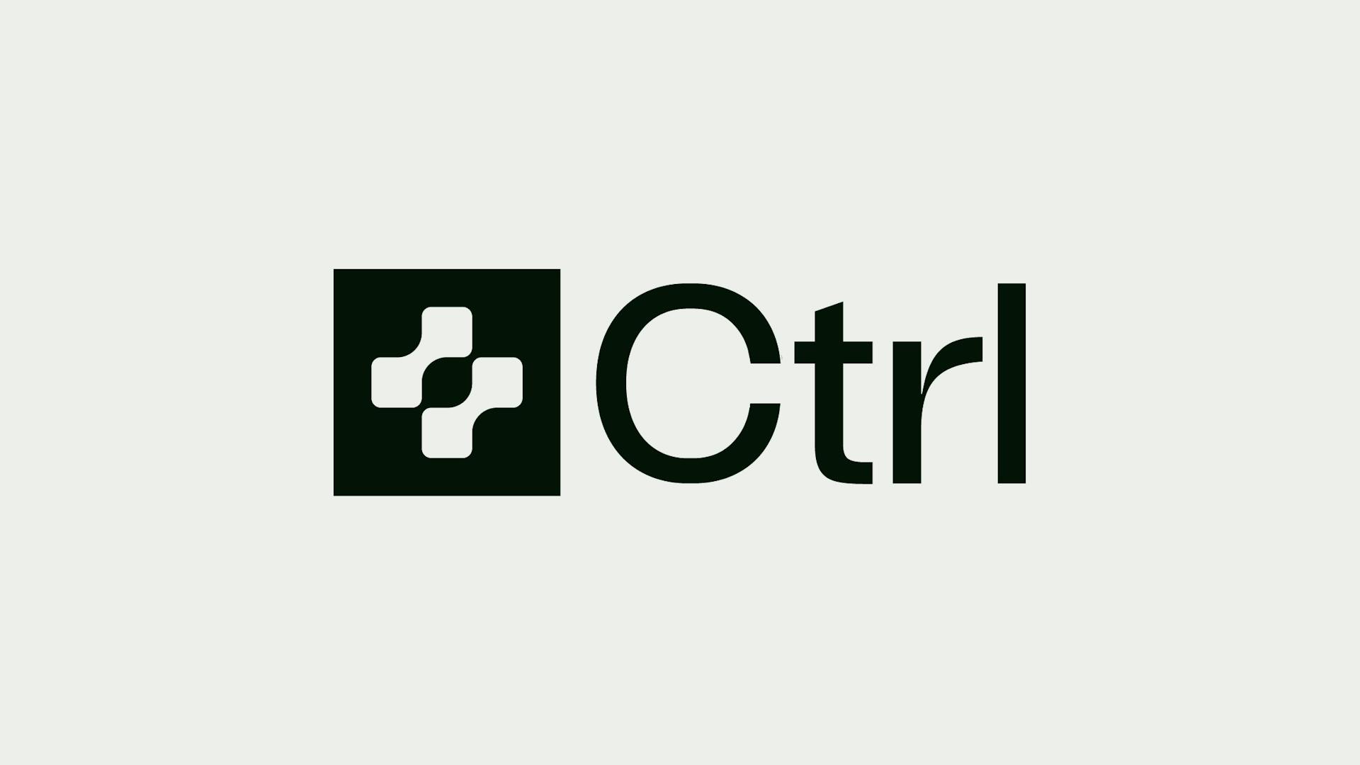 Ctrl logo grey background