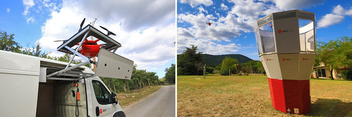 drone delivery line in France’s Var department