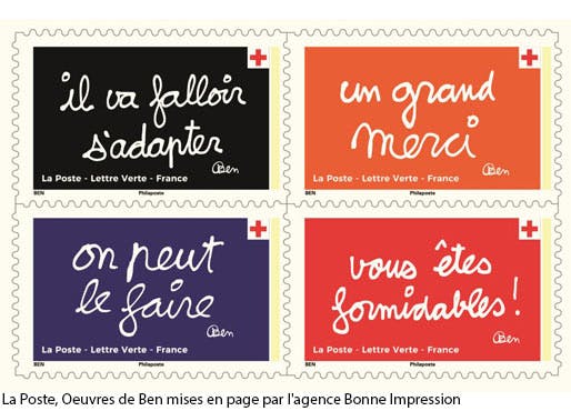 Timbres Croix-Rouge 2021 : "Un grand merci"
