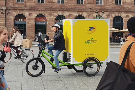 In terms of logistics, the Group is positioned as the leader for ecological deliveries in France and Europe.
