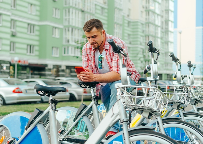 Vélopartage : un service simple, puisque tout se fait depuis son smartphone ou son ordinateur