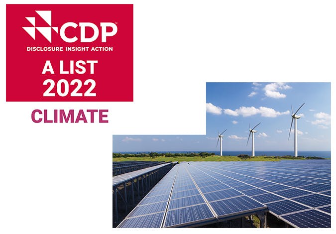 Visuel logo CDP et panneaux photovoltaïques