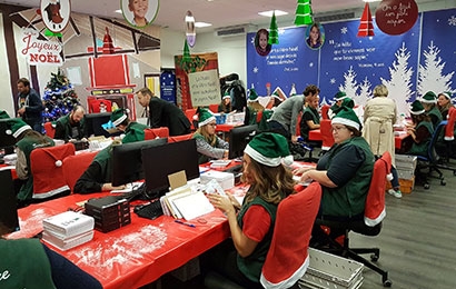 la magie de Noël s’installe à La Poste