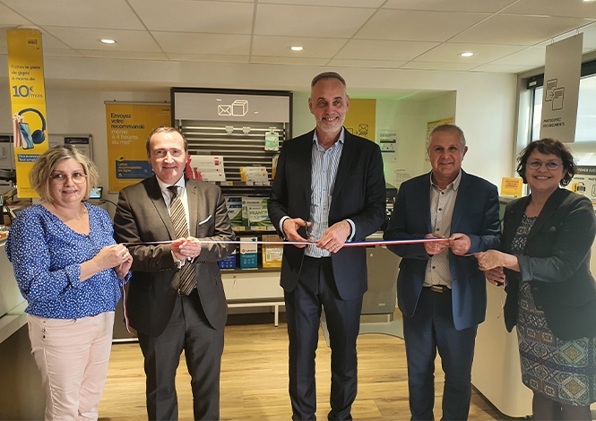 Le bureau de poste de Savenay a été inauguré le 21 avril 2022.