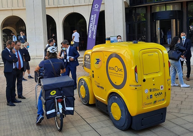 projet Carreta, un véhicule automatisé dédié à la livraison de marchandises en ville