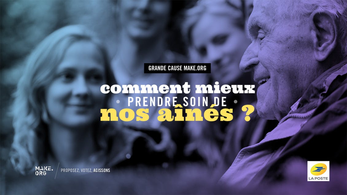 Affiche "comment mieux prendre soin de nos aînées ?"