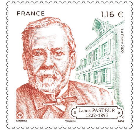 Dole célèbre Louis Pasteur autour du timbre de son bicentenaire