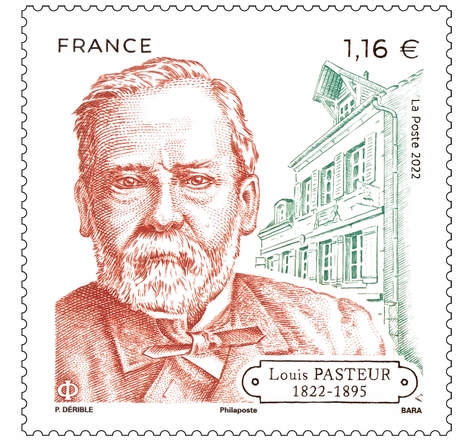 Dole célèbre Louis Pasteur autour du timbre de son bicentenaire